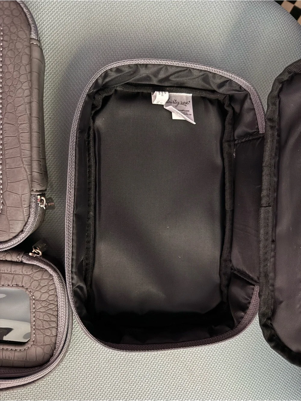 Thirty One Grey Crocodile Travel Case Set